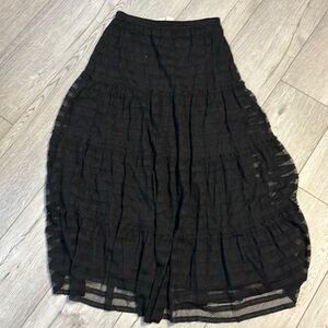 Chico’s black lace skirt